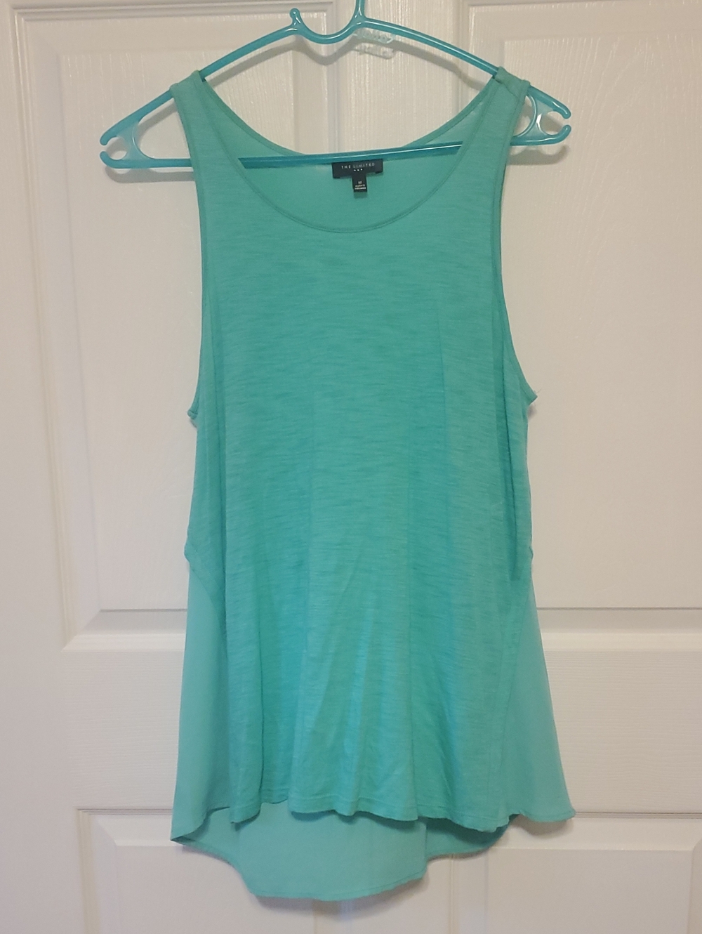 The Limited Aqua Green Sleeveless Swing Tank
